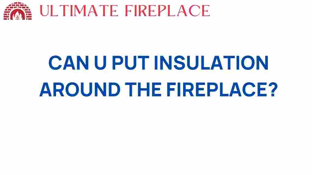 can-you-put-insulation-around-fireplace