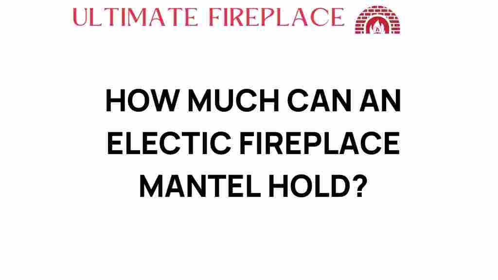 how-much-can-an-electric-fireplace-mantel-hold